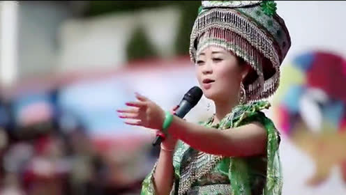 邹兴兰《爱的誓言》苗族踩花歌曲现场版 好听好看