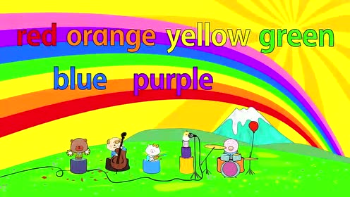 rainbow colors song 英文儿歌 少儿英语