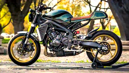 经典凯旋triumph 675r改装咖啡精品欣赏