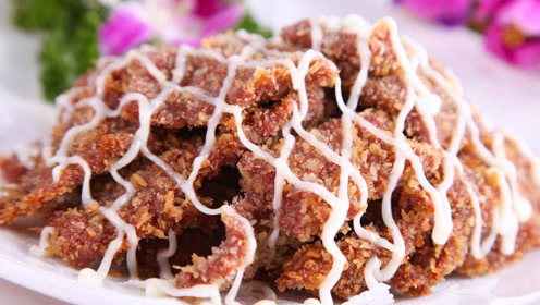 只有在饭店才点的香酥小牛排,原来制作这么简单,三分钟就搞定!