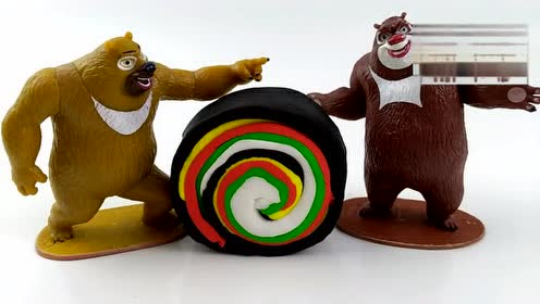 彩泥日式彩虹寿司熊出没