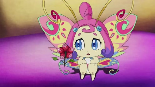 巴啦啦小魔仙:蝴蝶仙子苏醒过来,一幅蠢萌可爱的样子,真好看