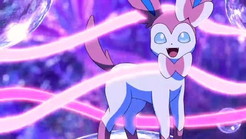 神奇宝贝,伊布的八种进化型都到齐了,这一幕好壮观