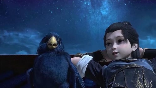 星辰变:秦羽:小黑你是什么鸟为啥头上长金毛?小黑:你猜啊!