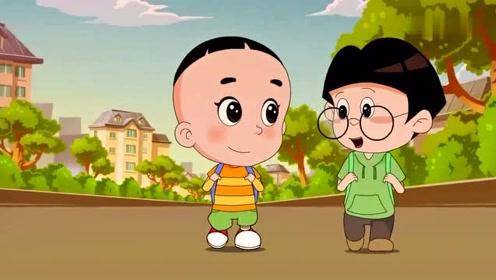 大头儿子:大头和朋友们想吃月亮,包在小头爸爸的身上!