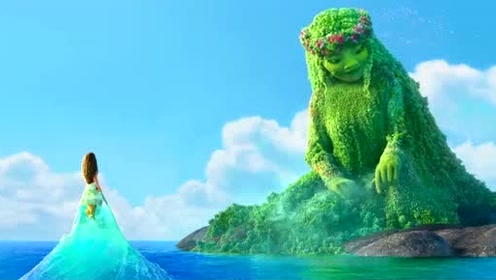 海洋奇缘:重获特菲堤之心的特菲提,变回了原来的样子,恶卡不见了