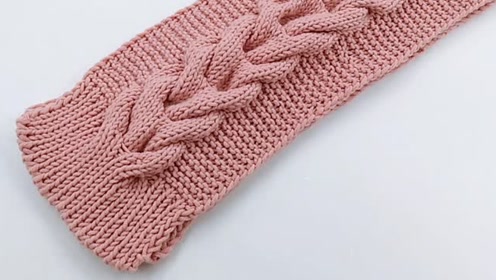 蟠桃花围巾 棒针手工教程森妈手工diy