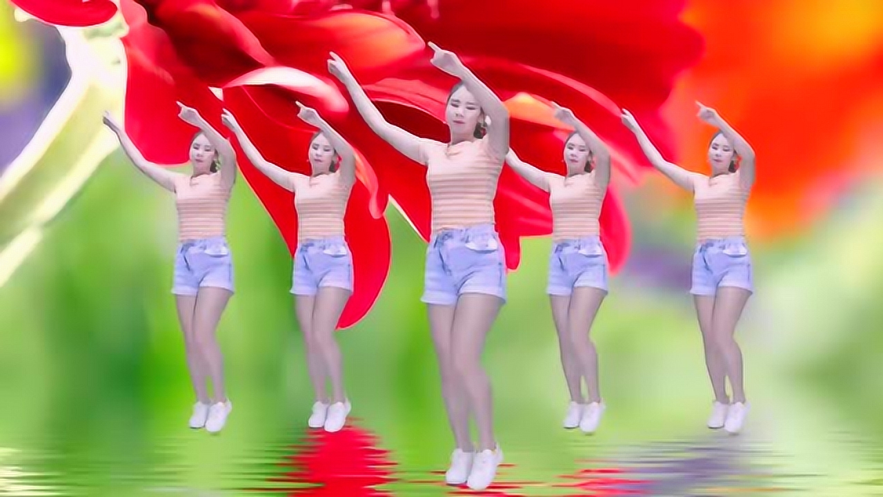 dj广场舞《花开的时候你就来看我》美女舞姿优美迷人,撩人十足