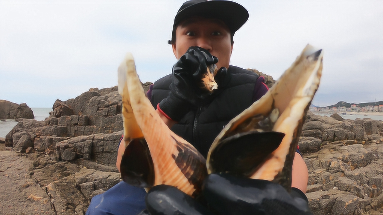 阿灶晚潮海边赶海,连盘多个水坑,结果却是出乎自己的意料