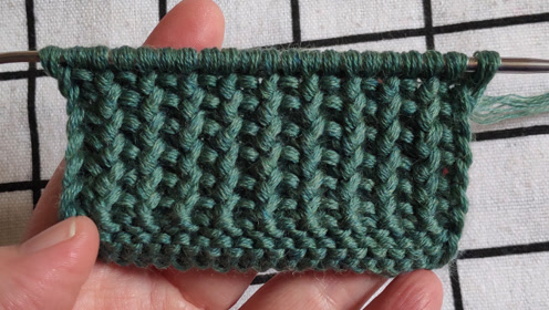 你会棒针编织美国大平针花型吗?简单易学,适合编织开衫外套毛衣