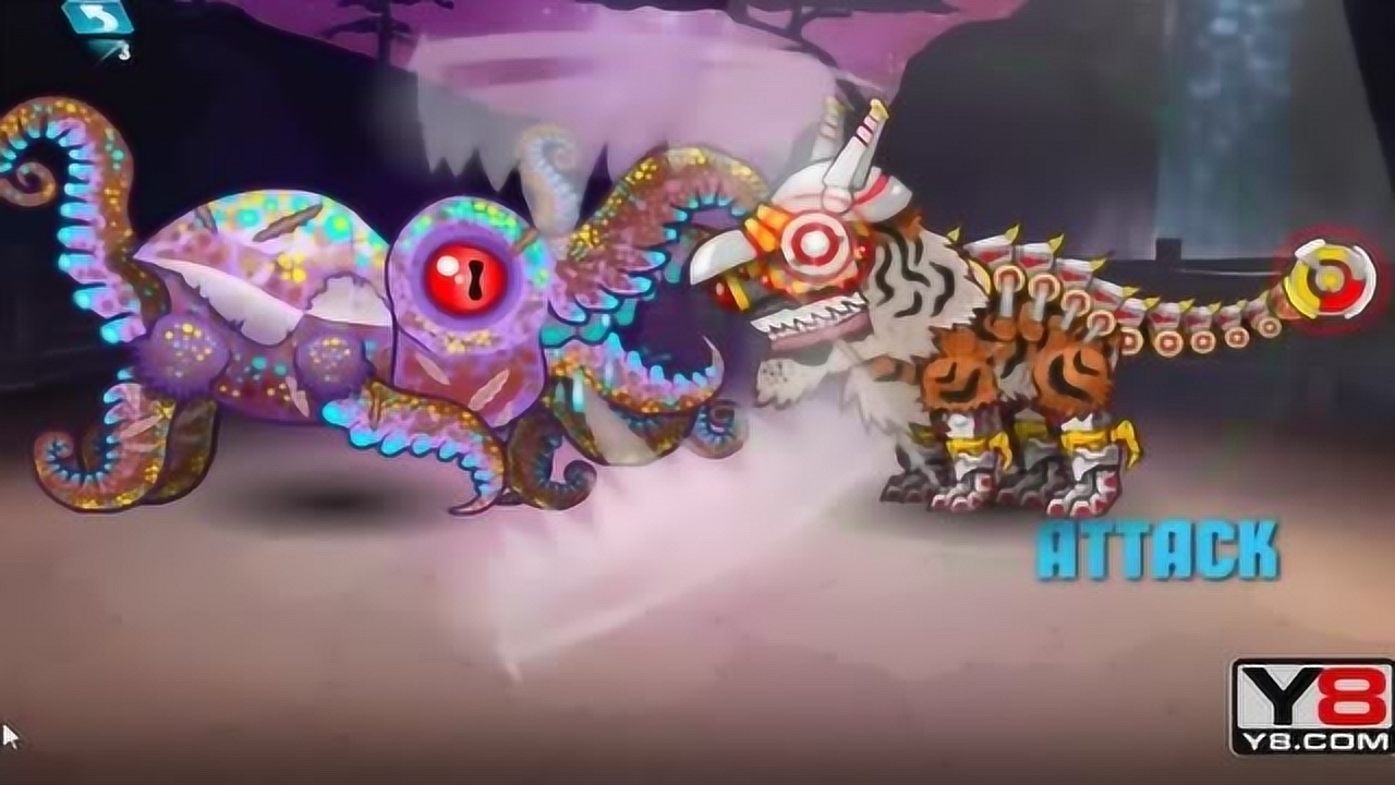 变异动物之战:这异种老鳄鱼真是皮糙肉厚,八爪鱼表示打不动!