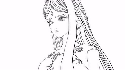 大鼻孔学画画 马先生满足小悦悦教你如何画叶罗丽中的冰公主