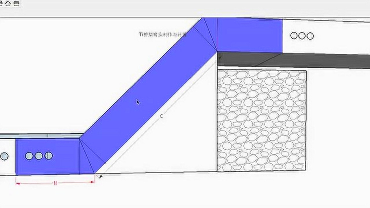 ti桥架弯头爬坡弯头公式怎么计算?