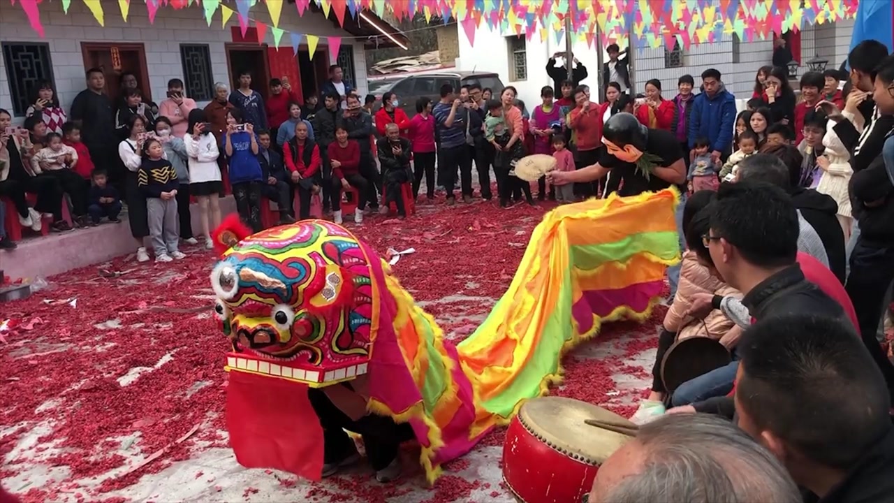 农村舞狮子北狮,舞狮南狮北狮(第5页)_大山谷图库