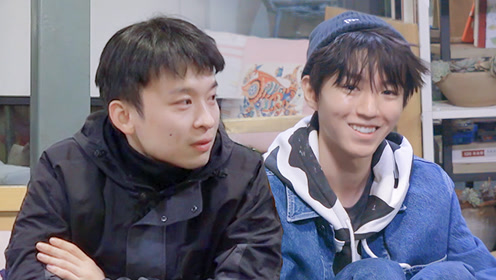 金大川惊叹小董穿羽绒背心和衣而睡,#王俊凯模仿董子健上床动作#咽揪