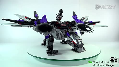 乐高lego★幻影忍者★70725机械龙★黑白评测