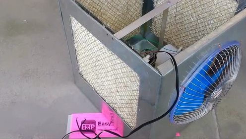 阿三教你如何自制水帘冷风机