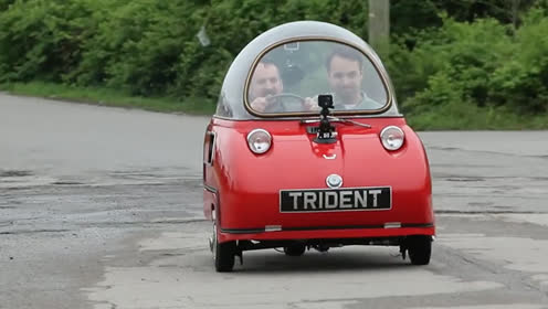 不仅慢还容易翻车 试驾奇葩小车peel trident