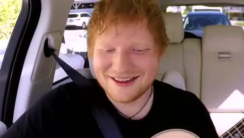 [图]英国男歌手 艾德·希兰 Ed Sheeran Carpool Karaoke at The Late Late Show with James Corden