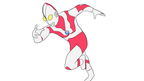 初代奥特曼酷跑儿童卡通简笔画