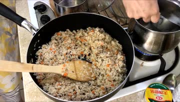 教你动手做素食油饭