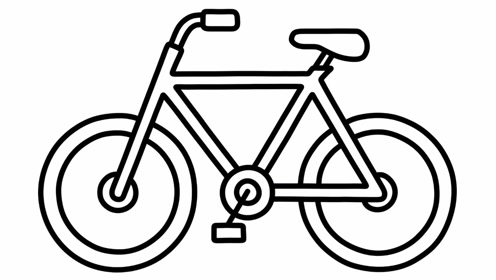 自行车简笔画 腾讯视频
