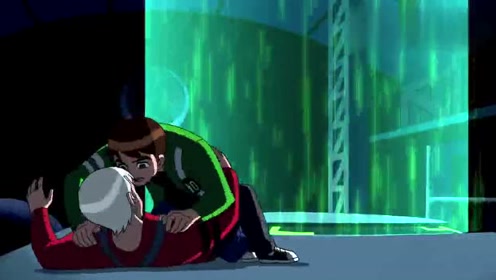 [图]Ben10：阿贝多和田小班肉搏，没有Ultimatrix帮忙，打不过呀！