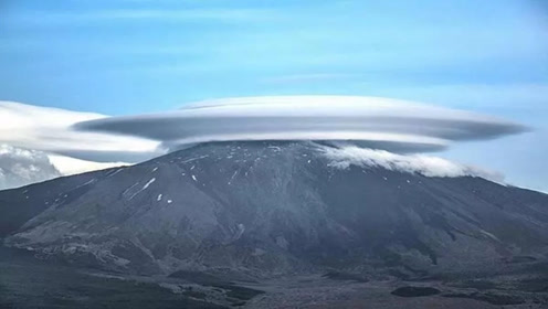 罕见的天象，这种云形式“UFO”，被称作是飞碟云！