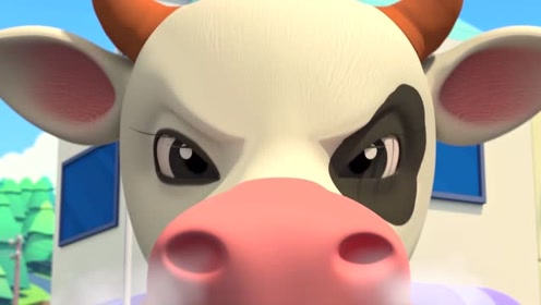这里的一头牛生气了!