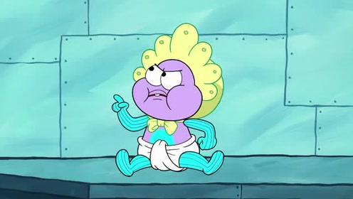 凯伦有耐心的安慰痞老板,还给它换尿布