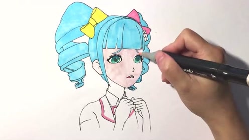 可爱女生头像简笔画 菲梦少女 晓莉