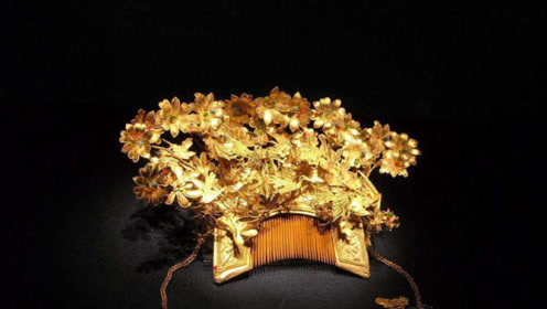 考古挖掘辽国古墓,墓主从头到脚全身黄金,头冠至少价值200万