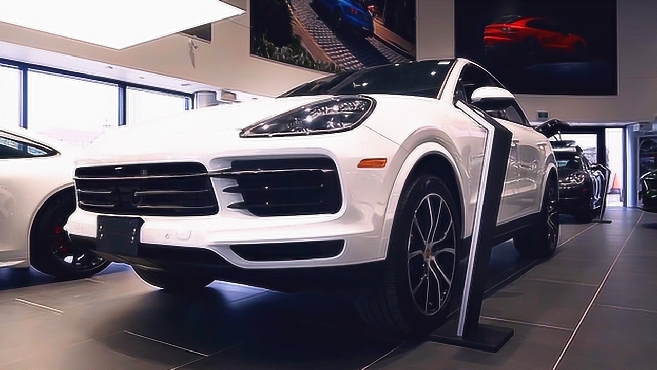 130万预订的2020款保时捷卡宴coupe版到店,开车上路简直太帅了