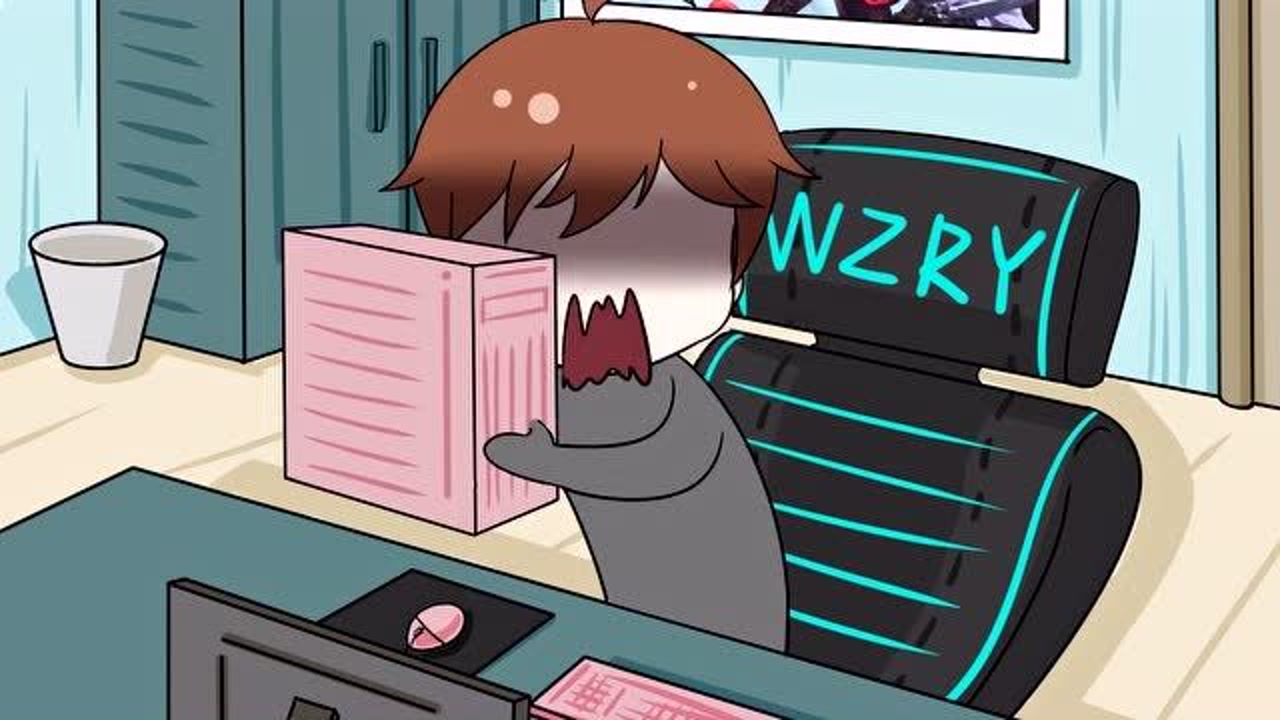 王者真没事儿:究竟是什么原因,气的李白砸电脑!