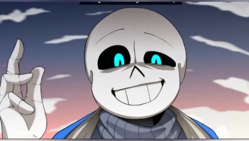 传说之下:孤独的sans,只能一个人到处流浪