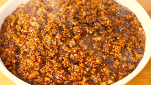 饭店的炸酱原来是这样做,每天卖出300多份,大厨教你配方和做法