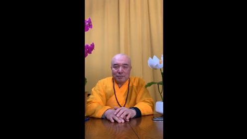 谛深大师开示:我在视频中第一次看见谛深师父的额头上有一尊佛象,这