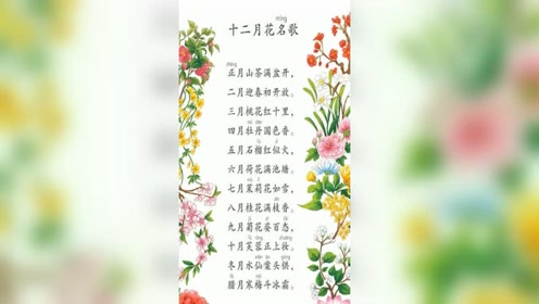 十二月花名歌 腾讯视频