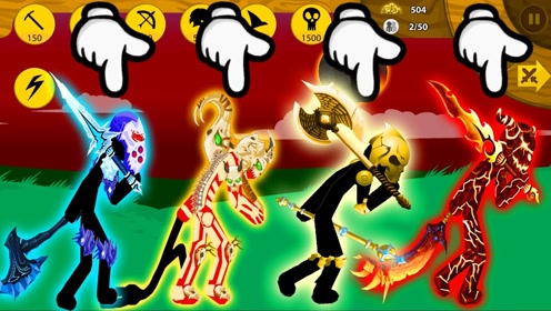 火柴人战争遗产:派出新皮肤的狮鹫大帝,敌军被瞬秒!