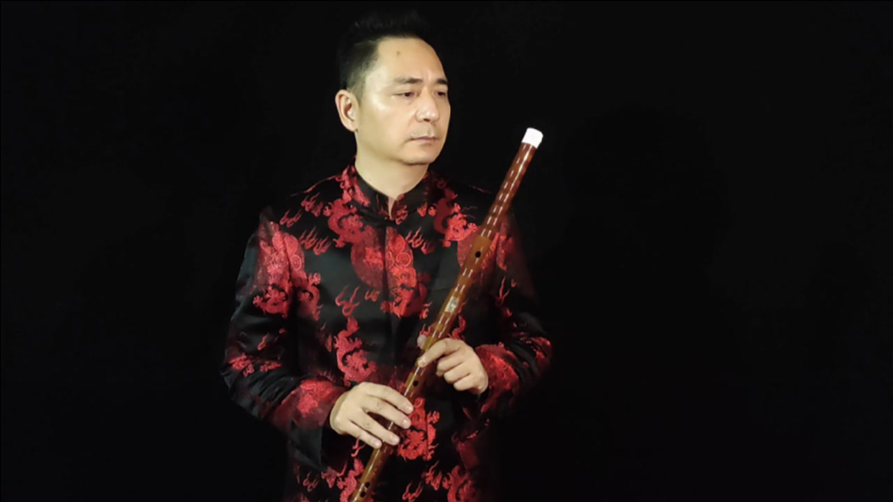 民族管乐演奏家刘海强笛子演奏影视歌曲《这一拜》