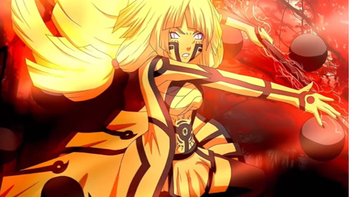 火影忍者:向日葵继承九尾之力,穿上查克拉外衣,比鸣人还霸气!