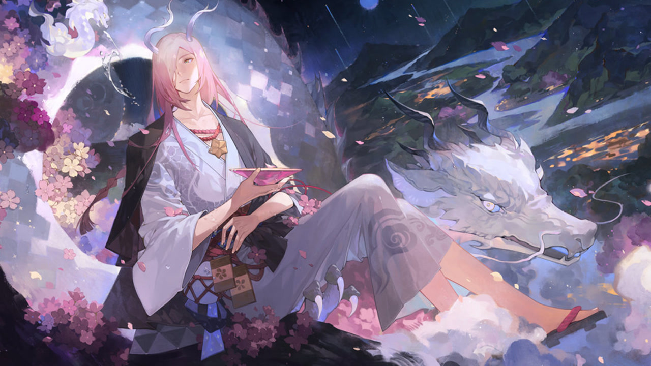 阴阳师花合战新皮上线,苍风一目连有新衣了,名为夜樱花见