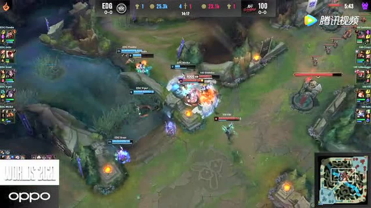 Scout乐芙兰先手链空 Viper卡莎赶到收割残血佐伊