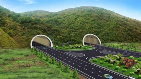 简蒲高速二峨山隧道