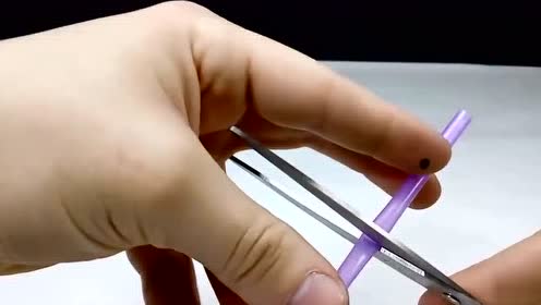 吸管用了不要丢,教你做个小口哨