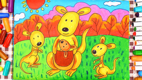 可以听的儿童故事画 袋鼠妈妈