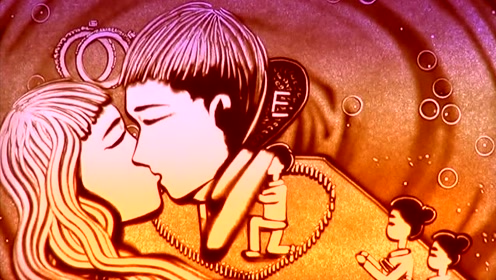 2018情人节最棒的礼物沙画,情人节最浪漫感人的礼物沙画