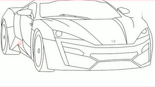 画一辆梦想之车 莱肯