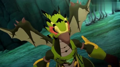 《斗龙战士》美拉卡维力被凶兽龙捉走,天画要与其共存亡