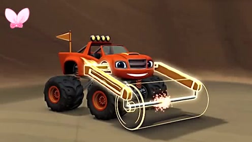 旋风战车队 :阿杰帮助飙速,来制作压路机怪兽机器